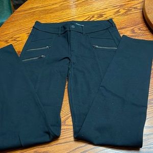 Athleta Ponte Moto Zipper Pants